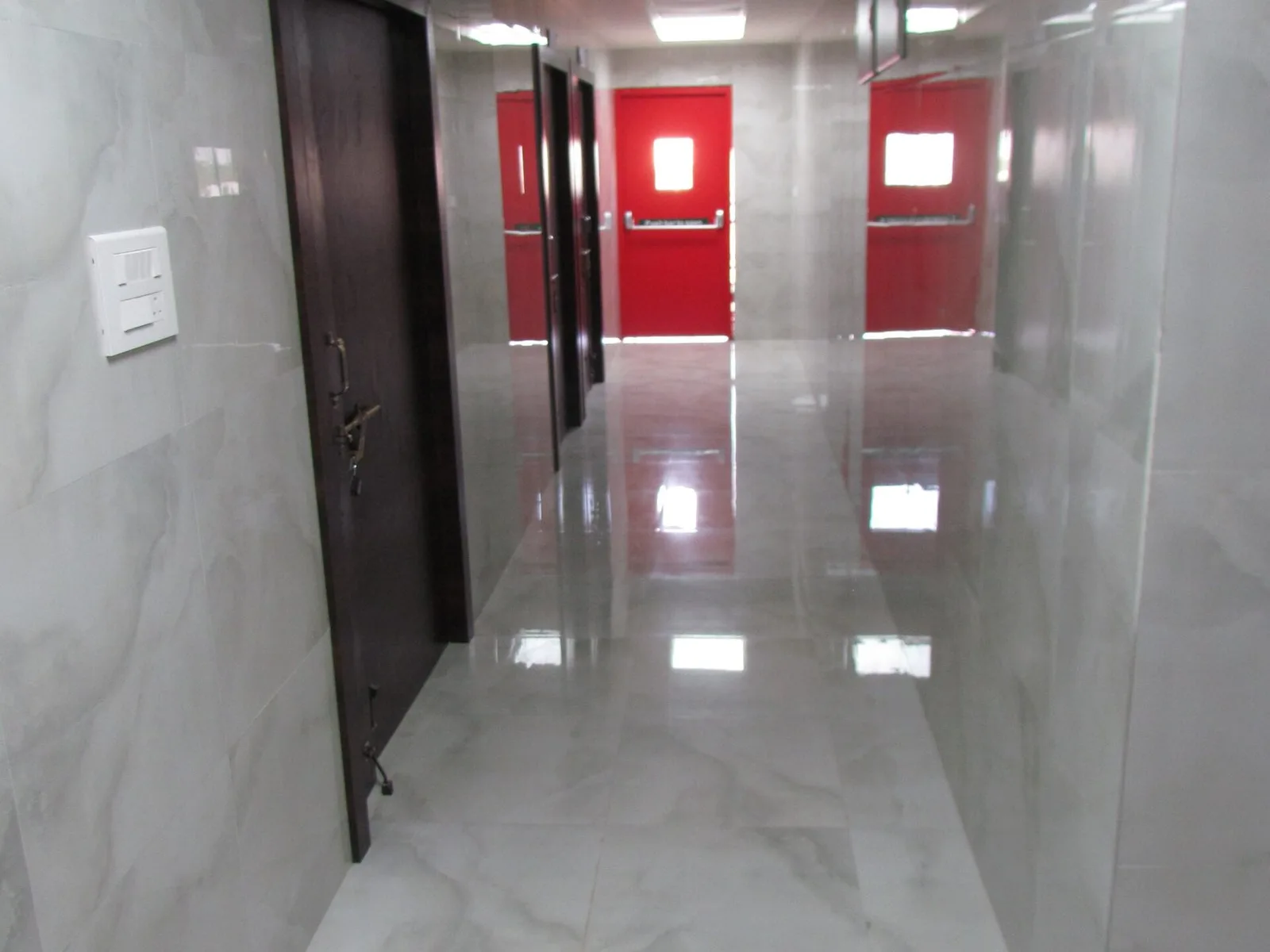 The outpatient waiting area at Sreshta Multi Speciality Hospitals