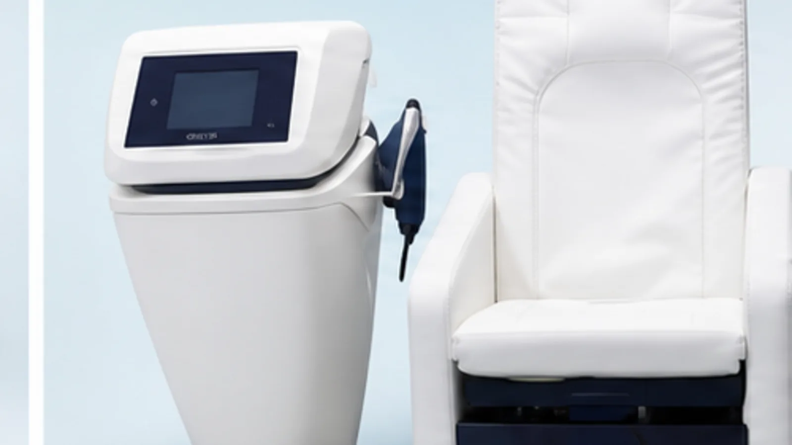 Product visual of a TESLA Chair for pelvic floor magnetic stimulation